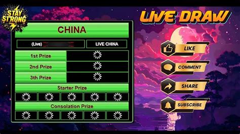 LIVE DRAW CINA .
